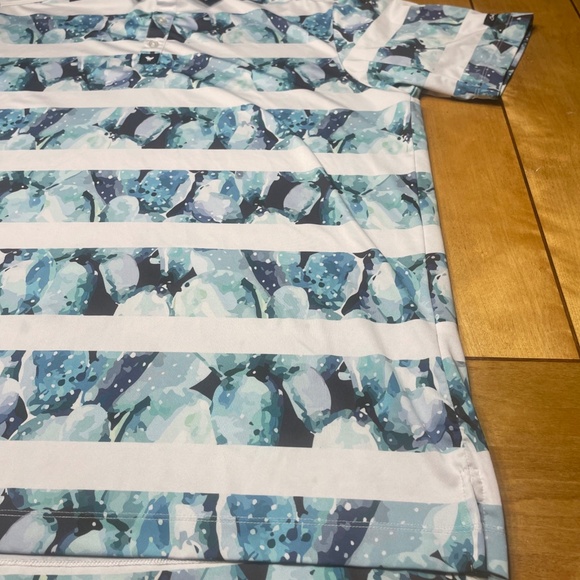 Bad Birdie Polo Abstract Watercolor Size XL Performance Golf - Picture 4 of 14